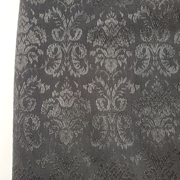 White House Black Market Damask Embroidered Black Strapless Mini Dress - Picture 9 of 9